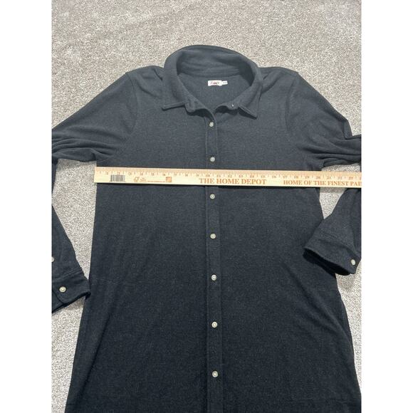 Faherty Women’s XL The Legend Sweater Dress Heathered Black Trill - Picture 4 of 9